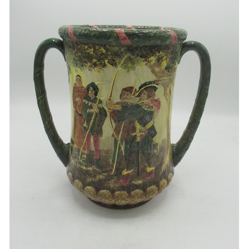 140 - Royal Doulton twin handled loving cup, 