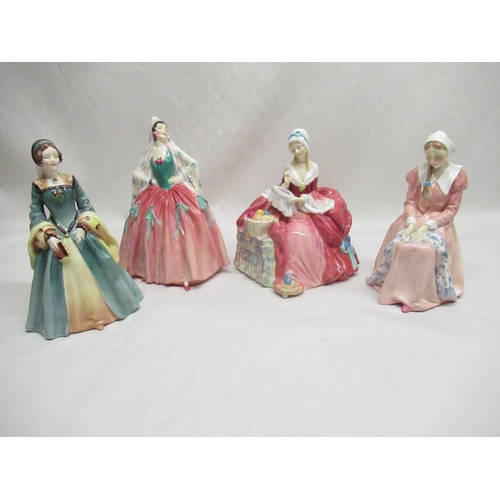 142 - Royal Doulton Janice, Medina, Penelope & Prudence figures