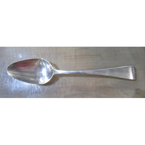 618 - Geo. IV hallmarked silver Old English patterned tablespoon, London, 1809 by Alice and George Burrows