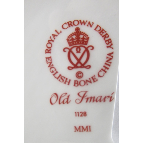 674 - Royal Crown Derby 1128 Old Imari pattern - fluted baluster shaped vase MMI in non-original box H21cm