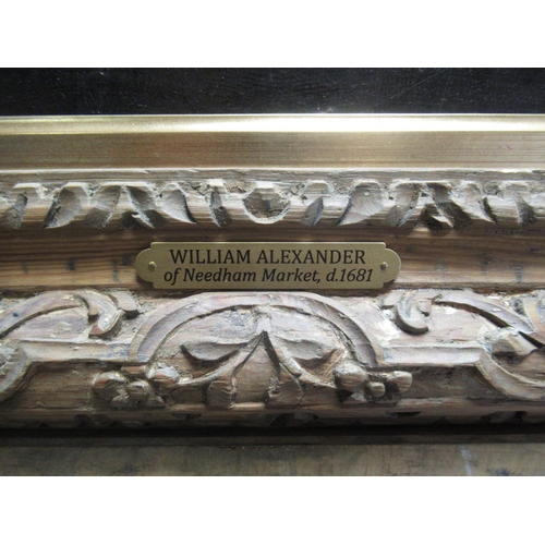1026 - English School (late C18th): Head and shoulder portrait of William Alexander of Needham Market, died... 