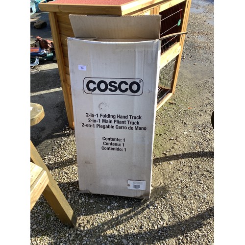 60 - Cosco 2-in-1 folding hand truck (boxed)