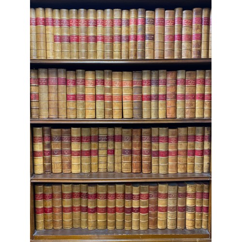 1412 - Bindings-Scottish Law Review and Sheriff Courts reports, 1888-1939, half calf, approx 82vols