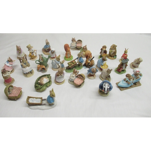 30 - Twenty nine Border Fine Arts Beatrix Potter miniature figurines (29)
