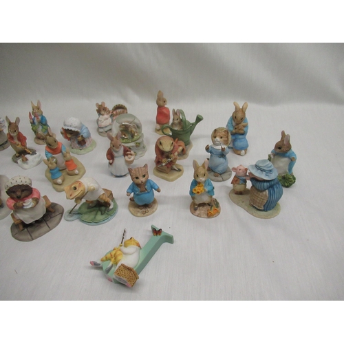 38 - Twenty eight miniature Border Fine Arts and other Beatrix Potter figurines (28)