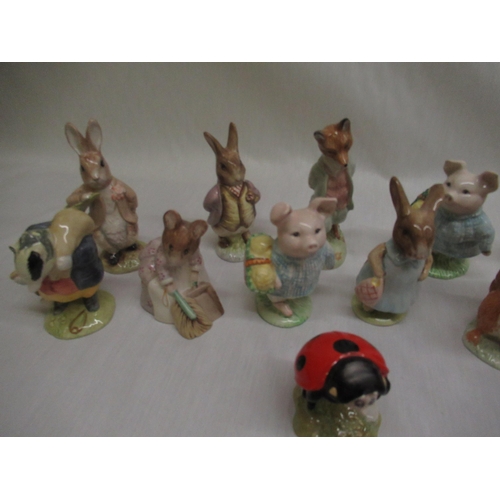 44 - Twelve Royal Albert Beatrix Potter figurines including 