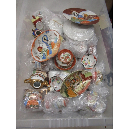 479 - Collection of Oriental Coffee and Tea Sets and assorted Plates(in three boxes)