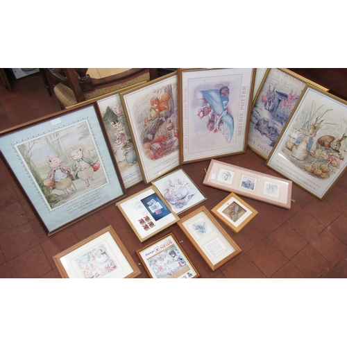 49 - Collection of Beatrix Potter prints and pictures (25)