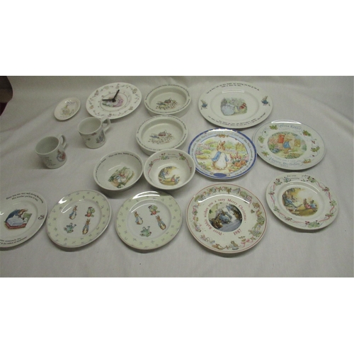 51 - Collection of boxed Peter Rabbit sweets and mints, paperweights, playing cards, etc