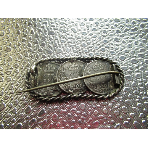 539 - Collection of hallmarked Sterling silver bar brooches with a variety of bright cut decoration and th... 