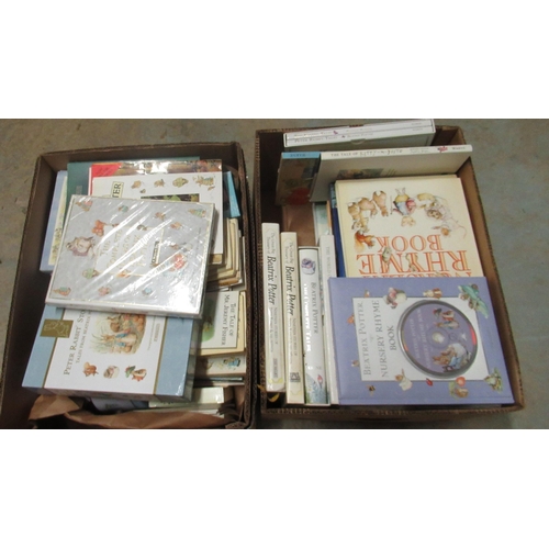 58a - Beatrix Potter related books (two boxes)