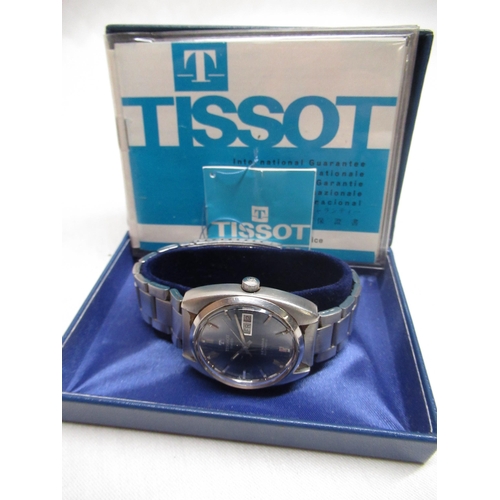 60 - Mid 1970's Tissot Sea Star automatic with day date, stainless steel case on original jubilee bracele... 