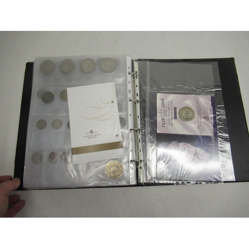 65a - Folder of assorted British coins