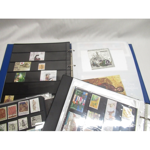 73 - Three stamp albums relating to Gibralter