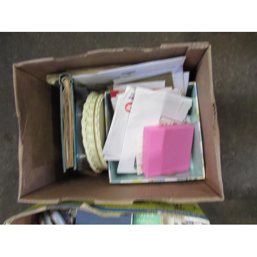 96 - Two boxes of loose stamps and stamp guides