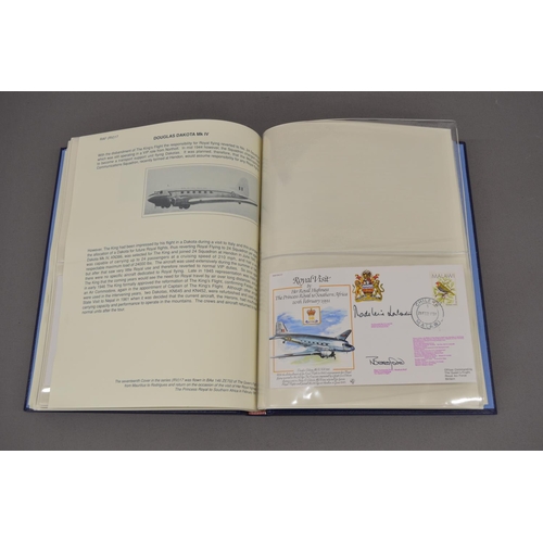 181 - Six binders containing commemorative covers including two bound volumes of RAF 1 and 2 events, exten... 