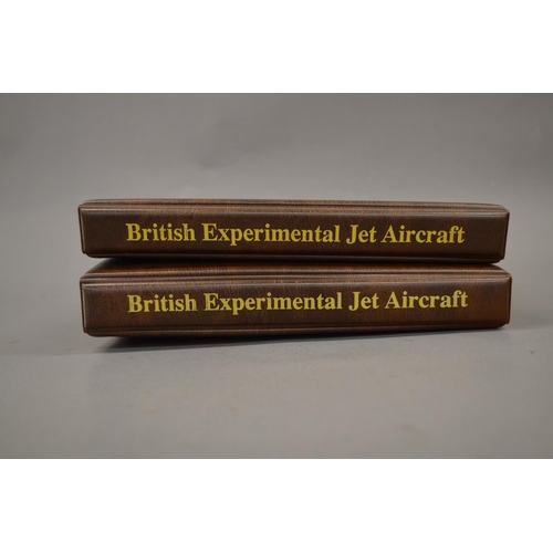 185 - Eight binders of experimental jet engine test pilots record flights, first day flown covers etc.