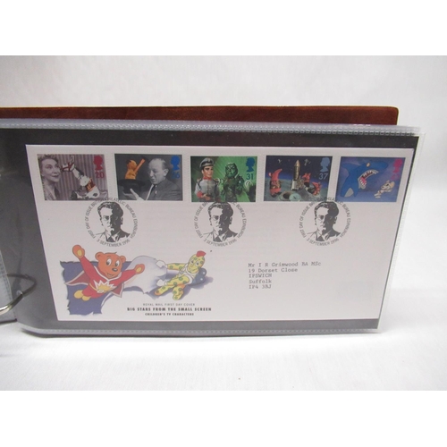 19 - GB FDCs 1995-98 in gold royal cover album
