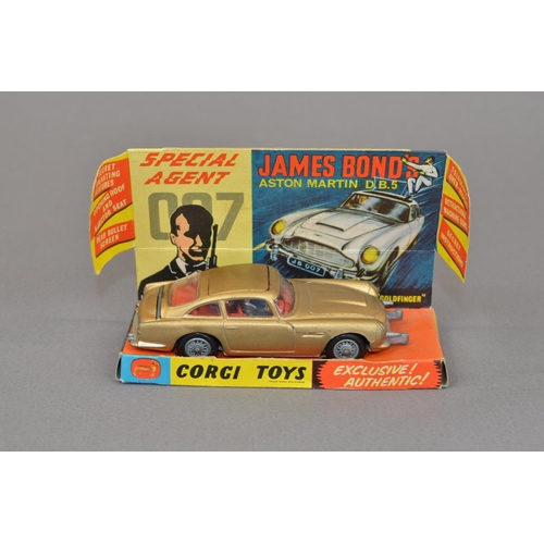 38 - Corgi Playcraft vehicle no. 261 James Bond Aston Martin DB5 from Goldfinger, with working functions.... 