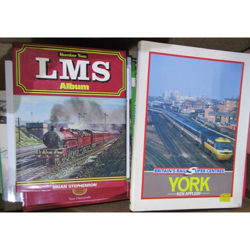 80 - LMS Album, Britains Rail Super Centres York and collection of other railway books