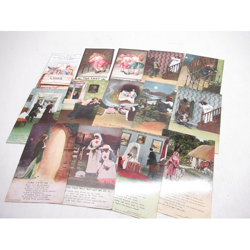 143 - Collection of Bamforth & Co. series 4558-3 postcards, other unused Bamforth postcards