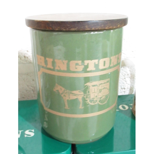 509 - Collection of Ringtons including jugs, tea caddy’s fridge magnets, two tea tins, Trainling Jry cup a... 