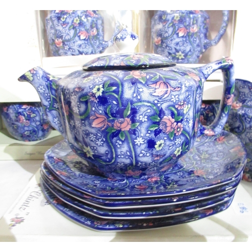 505 - Large collection of Ringtons Chintz tea china including tea cups, coffee cups, teapots, milk jugs et... 
