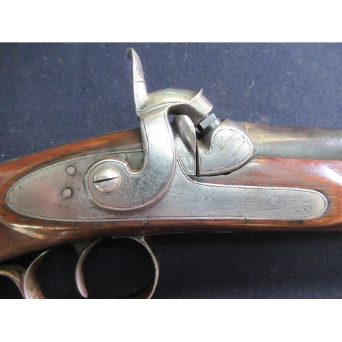 77 - B. Cogswell of London .577 percussion cap rifle with 33