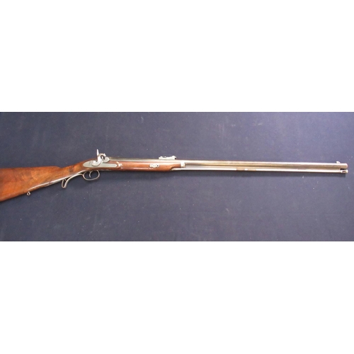 77 - B. Cogswell of London .577 percussion cap rifle with 33