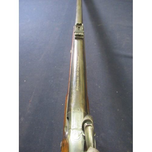 77 - B. Cogswell of London .577 percussion cap rifle with 33