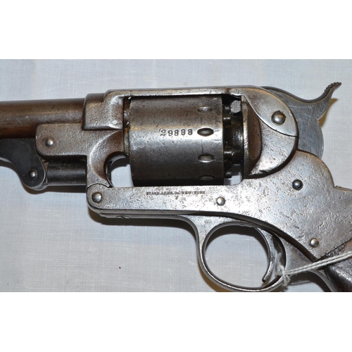 56 - Starr Arms Co percussion cap revolver with 8