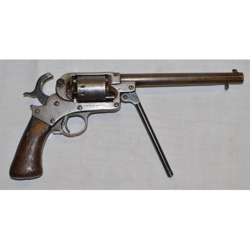 56 - Starr Arms Co percussion cap revolver with 8