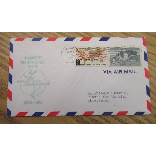 120 - Postal History - large collection of post-1900 Air Mail covers mainly France, few South America etc ... 