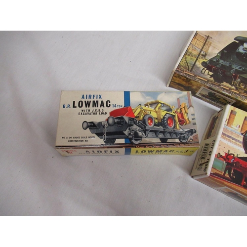 135 - Four Airfix OO scale boxed model railway items incl, Biggin Hill, City of Truro, Rocket & Lommac