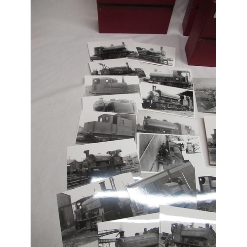 136 - Large quantity of C20th black and white railway photographs, mostly of locomotives and tanks, North ... 