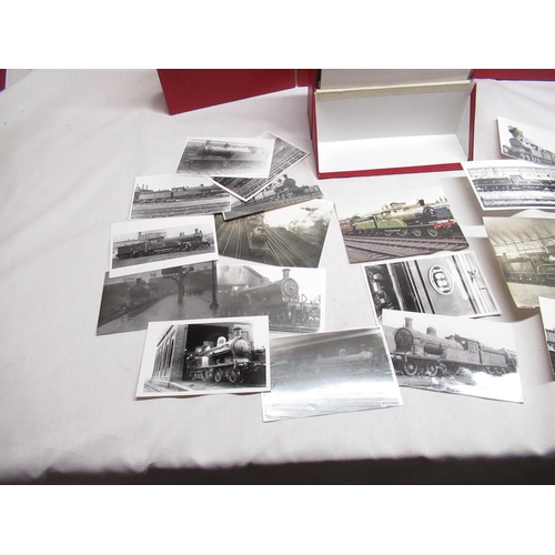 140 - Large quantity of C20th black and white photographs incl locomotives, tanks etc for LNER, NER, Yorks... 