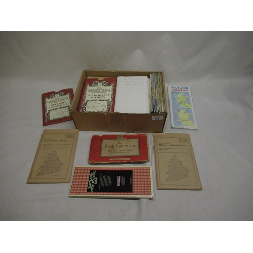 145 - Collection of Bartholomew, David & Charles, Ordnance Survey maps etc including David & Charles nos. ... 