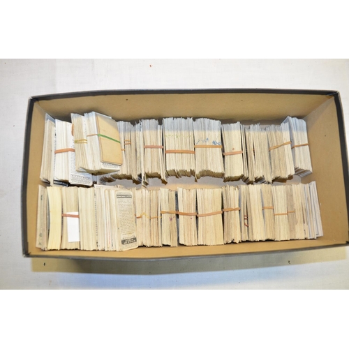 158 - Extensive collection of vintage cigarette cards, includes a number of completed albums, covering a w... 