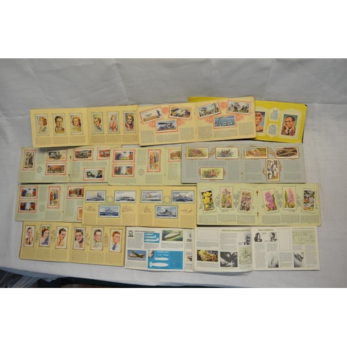 159 - Extensive collection of cigarettes cards on various subjects