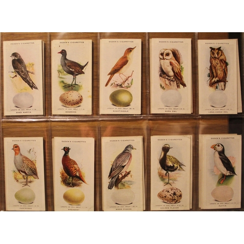 166 - Set of Ogdens 1939 British birds and their eggs (50) (cigarette cards)