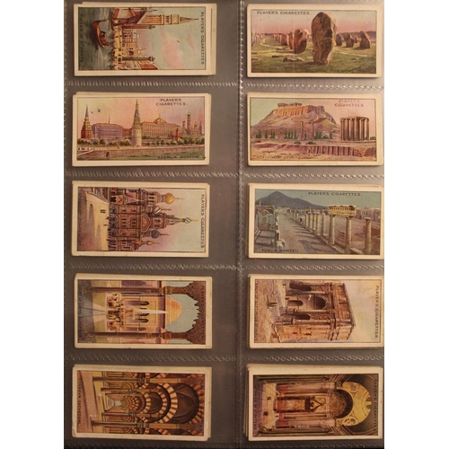 167 - Folder containing two sets of cigarettes cards incl. Players 1924 natural history (50), Players 1916... 