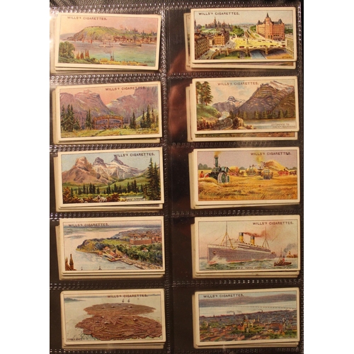 169 - Large and comprehensive collection folder of cigarette cards (full sets), The House of Craven kings ... 