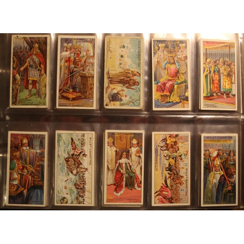 169 - Large and comprehensive collection folder of cigarette cards (full sets), The House of Craven kings ... 