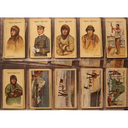 173 - Folder containing a collection of cigarette cards incl. B Morris & Sons Ltd. 1925 the queens dolls h... 