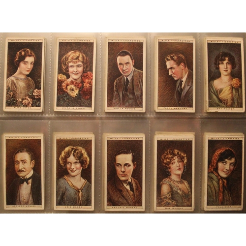 173 - Folder containing a collection of cigarette cards incl. B Morris & Sons Ltd. 1925 the queens dolls h... 