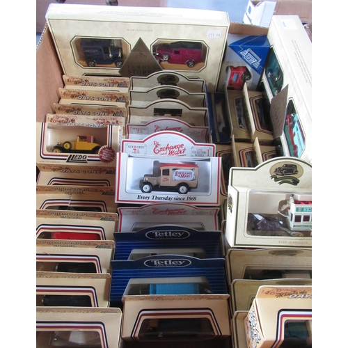 789 - Large collection of Lledo and Days Gone diecast model vehicles, including Exchange and Mart  Tetley,... 