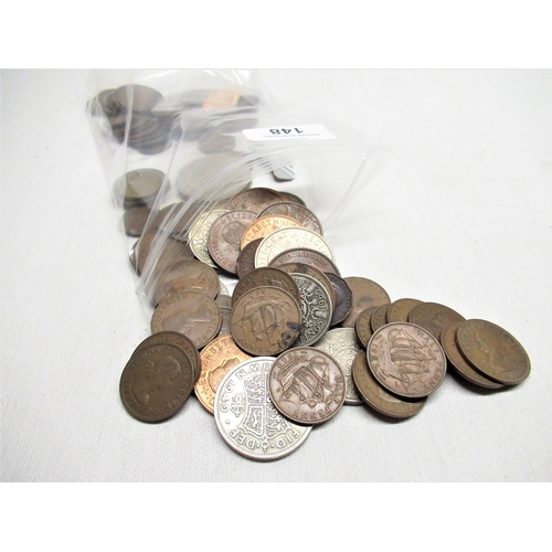 763 - Collection of mostly GB copper and cupro-nickel coinage