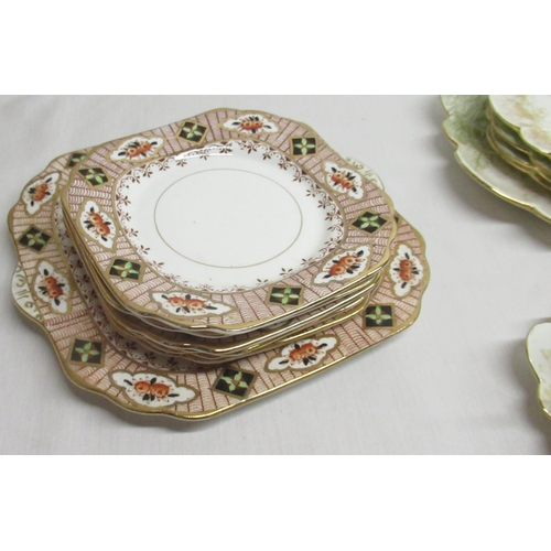 101 - Fornasetti Milano Gondola pin tray, shell type tea pot, Victorian part tea set, Creamware etc