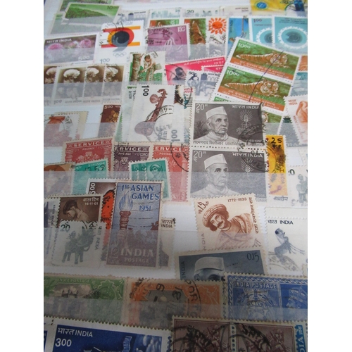 146 - Large collection of world stamps in SG albums, mostly used, collection of FDC's for GB, Australia, e... 