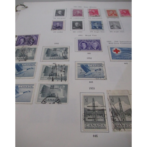 147 - Collection of Australian, New Zealand, US and Canadian stamps, in SG albums, 1870 - onwards, mostly ... 